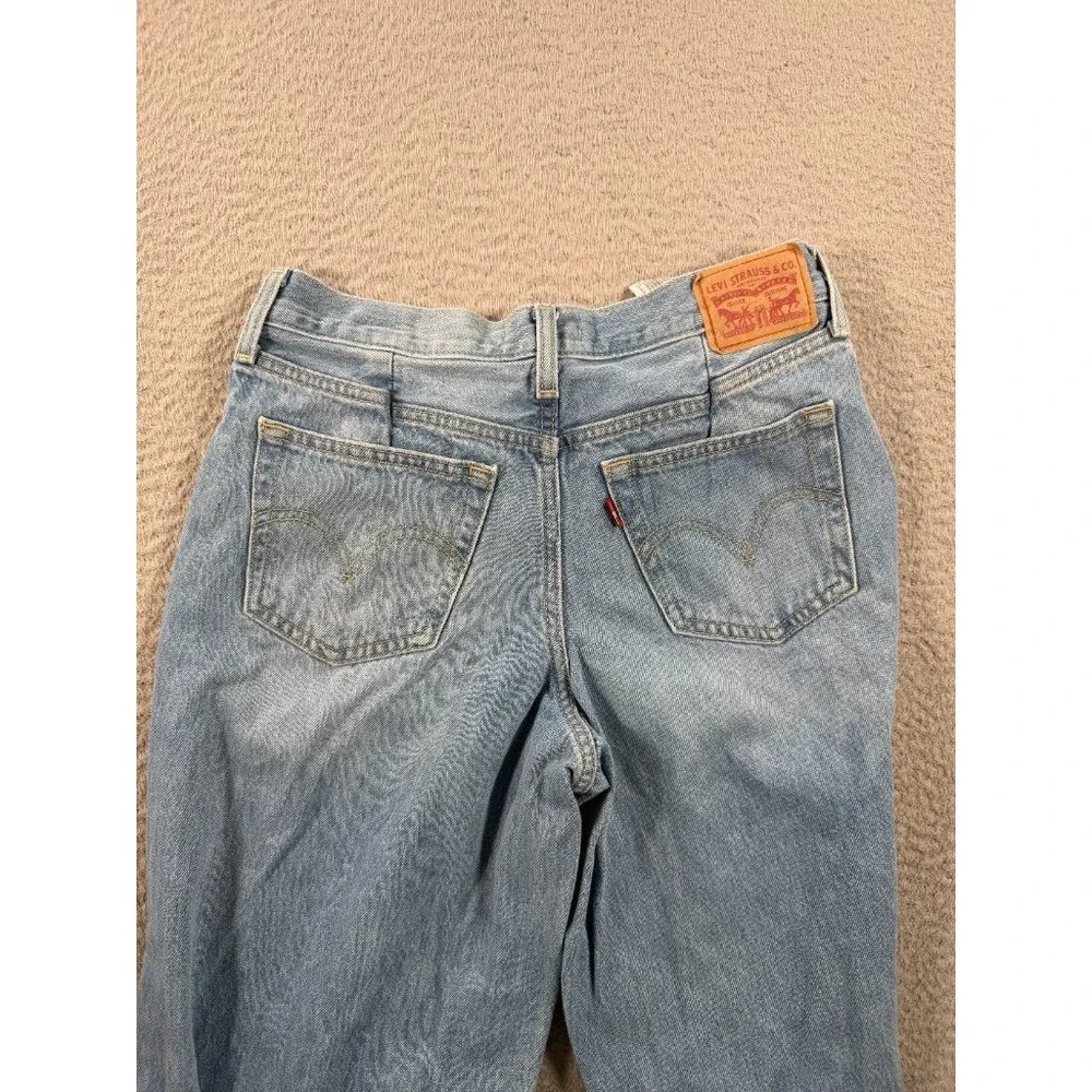 Levi's '94 Baggy Wide Leg Jeans Womens 28 Light Wash Denim Y2K Skater Baggy
